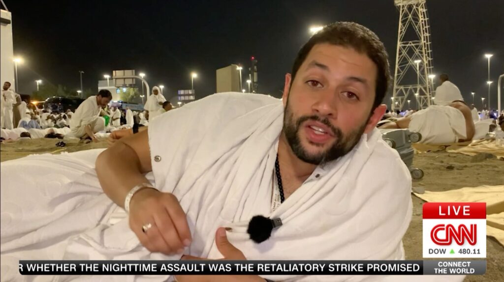 CNN producer Kareem El Damanhoury the first-ever winner of Best News Creator Story of Mobile Journalism Awards.